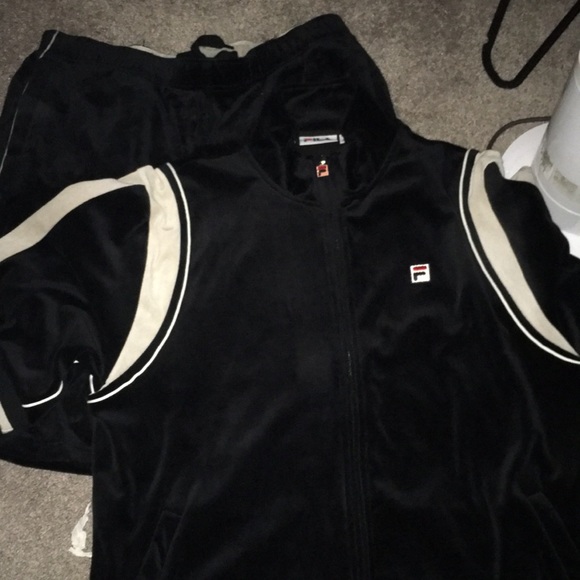 fila velour jumpsuit